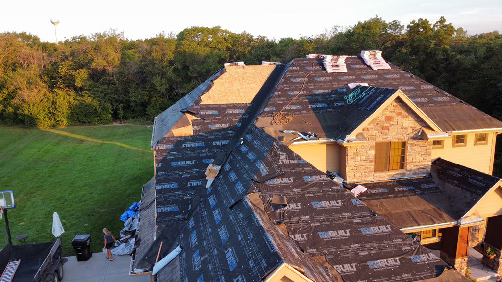 Denver Home in the middle of a roof replacement