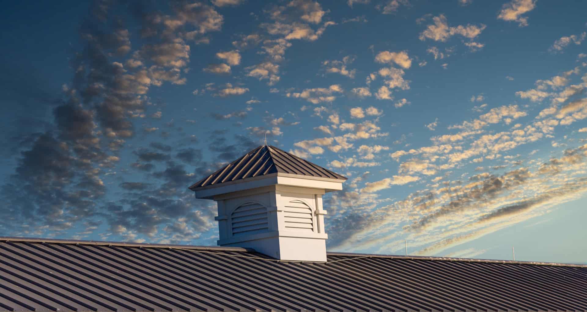 cupola vent on charlotte roof on new roof installation by charlotte roofing contractor