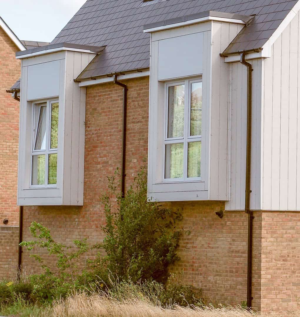 What are half round gutters?